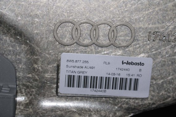 AUDI A4 SEDAN SZYBERDACH 8W5877041A 8W5 877 041 A 8W B9 8W5877041 8W5877071 3G5877795 8W5877049 8W5877049A 8W5877049B 8W5877255