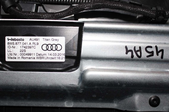 AUDI A4 SEDAN SZYBERDACH 8W5877041A 8W5 877 041 A 8W B9 8W5877041 8W5877071 3G5877795 8W5877049 8W5877049A 8W5877049B 8W5877255