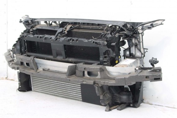 AUDI A4 8W PAS PRZEDNI PRZÓD WZMOCNIENIE + BELKA + CHŁODNICE WENTYLATOR 8W0121251K 8W0145805N 8W0959455 8W0121003A 8W0816411C B9