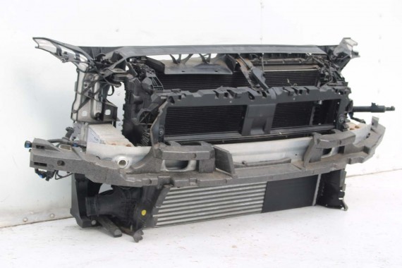 AUDI A4 8W PAS PRZEDNI PRZÓD WZMOCNIENIE + BELKA + CHŁODNICE WENTYLATOR 8W0121251K 8W0145805N 8W0959455 8W0121003A 8W0816411C B9