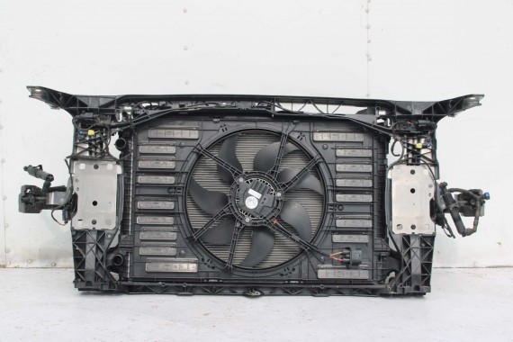 AUDI A4 8W PAS PRZEDNI PRZÓD WZMOCNIENIE + BELKA + CHŁODNICE WENTYLATOR 8W0121251K 8W0145805N 8W0959455 8W0121003A 8W0816411C B9