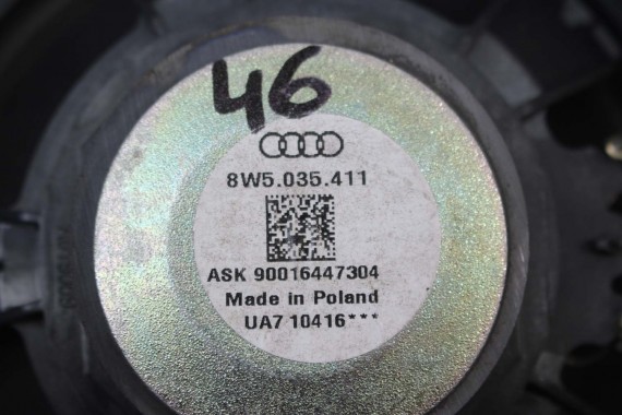 AUDI A4 SEDAN GŁOŚNIKI NAGŁOŚNIENIE 8W5035412 8W5035411 8W0035415 8W0035454 8W0035399 8W5035399 KOMPLET GŁOŚNIKÓW ZESTAW GŁOŚNIK