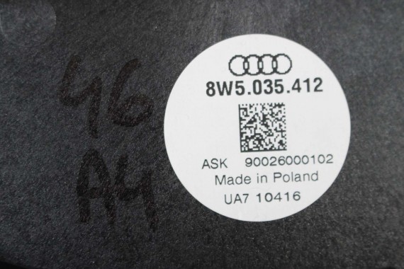 AUDI A4 SEDAN GŁOŚNIKI NAGŁOŚNIENIE 8W5035412 8W5035411 8W0035415 8W0035454 8W0035399 8W5035399 KOMPLET GŁOŚNIKÓW ZESTAW GŁOŚNIK