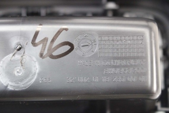 AUDI A4 A5 WYKOŃCZENIE TUNELU ŚRODKOWEGO 8W0864376 8W0 864 376 6PS - czarny (soul) 8W B9 8W0864376 8W0864376 8W0864376 8W0863300