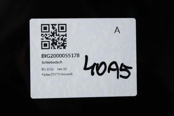 AUDI A5 SPORTBACK SZYBERDACH DACH 8T8877041E 8T8877049 8T8 877 041 E 8T FL LIFT DACH  8T8877041E 8T8877049 8T8877071 8T8877049