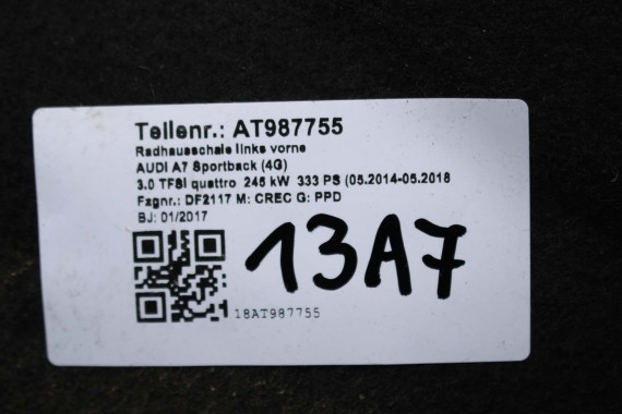 AUDI A7 NADKOLE PRZEDNIE PRZÓD 4G8821171D 4G8821172D 4G8821171C 4G8821172C 4G8821171D 4G8821172D 4G8 821 171 4G8821171 4G8821172