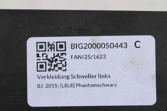 AUDI A8 D4 LISTWA PROGOWA 4H4853855B 4H4853856B 4H4 853 855 B próg 4H LY9T 0E0E 4H4853859B 4H48538860B LONG 4H4853855B 4H4853855