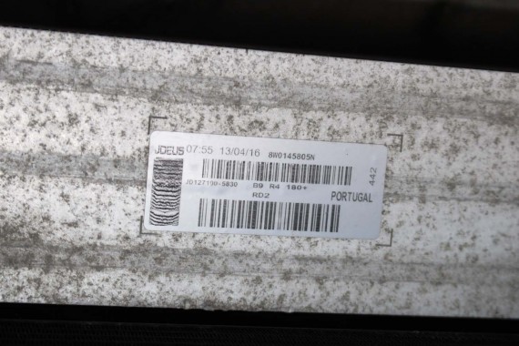 AUDI A4 8W PAS PRZEDNI PRZÓD WZMOCNIENIE + BELKA + CHŁODNICE WENTYLATOR 8W0121251K 8W0145805N 8W0959455 8W0121003A 8W0816411C B9