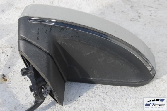 AUDI TT LUSTERKO DRZWI LEWE 10 pin 8S zewnętrzne pinów kabli przewodów  el. skł. 10pin L5 	LZ7G 	Florettsilber metallic 	Srebrny
