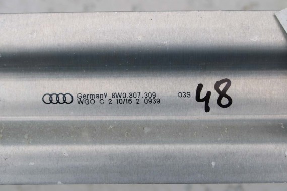 AUDI A4 A5 BELKA ZDERZAKA TYŁ 8W0807309 8W0807309A 8W0 807 309 8W B9 F5 wzmocnienie 8W0807309F 8W0807309G 8W0807309 8W0807309A