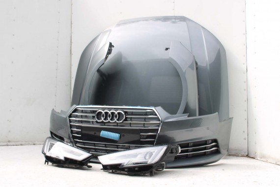 AUDI A4 8W PRZÓD maska błotniki zderzak pas przedni lampy wzmocnienie lampa FULL LED 0C0C LX7R szary 8W0941033 8W0941034 B9 0C