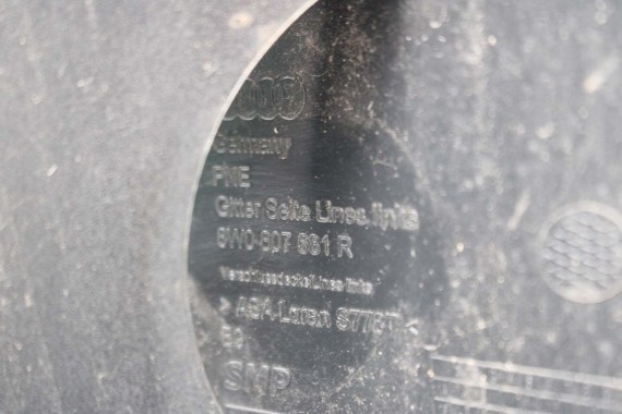 AUDI A4 8W PRZÓD maska błotniki zderzak pas przedni lampy wzmocnienie lampa FULL LED 0C0C LX7R szary 8W0941033 8W0941034 B9 0C