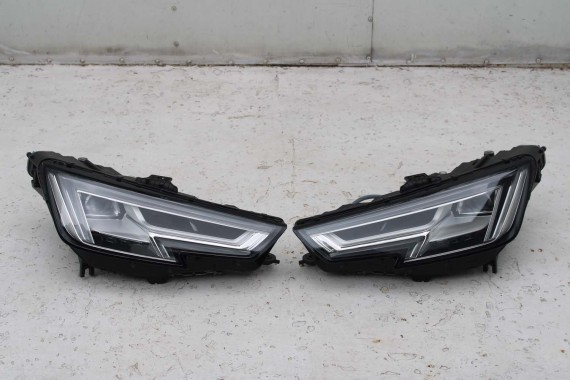 AUDI A4 8W PRZÓD maska błotniki zderzak pas przedni lampy wzmocnienie lampa FULL LED 0C0C LX7R szary 8W0941033 8W0941034 B9 0C