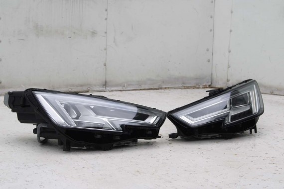 AUDI A4 8W PRZÓD maska błotniki zderzak pas przedni lampy wzmocnienie lampa FULL LED 0C0C LX7R szary 8W0941033 8W0941034 B9 0C