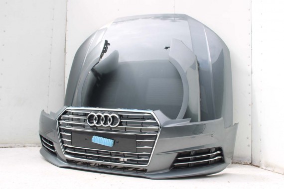 AUDI A4 8W PRZÓD maska błotniki zderzak przedni 0C0C LX7R szary 8W0807065 8W0807611 8W0821105A 8W0821106A 8W0823029 8W0807681 0C