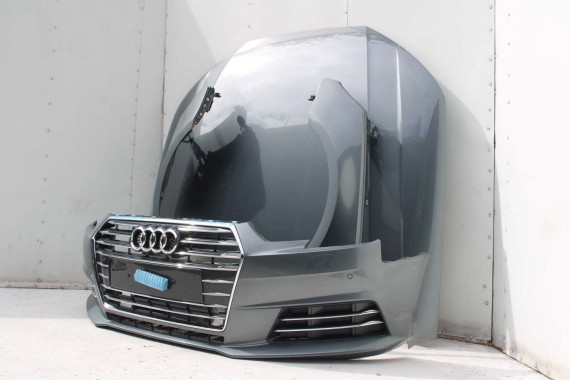 AUDI A4 8W PRZÓD maska błotniki zderzak przedni 0C0C LX7R szary 8W0807065 8W0807611 8W0821105A 8W0821106A 8W0823029 8W0807681 0C