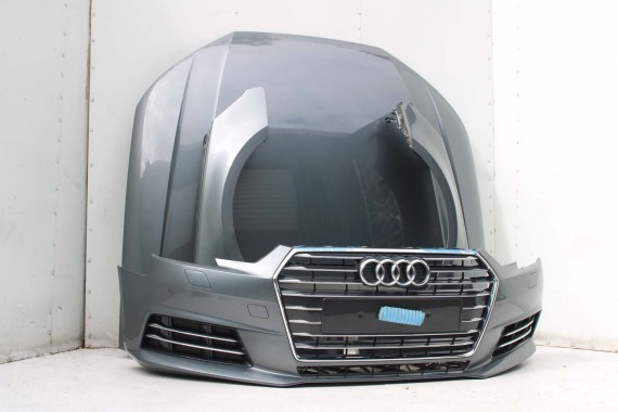 AUDI A4 8W PRZÓD maska błotniki zderzak przedni 0C0C LX7R szary 8W0807065 8W0807611 8W0821105A 8W0821106A 8W0823029 8W0807681 0C