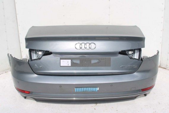AUDI A4 SEDAN TYŁ ZDERZAK tylny + KLAPA BAGAŻNIKA 8W B9 0C LX7R szary ZESTAW KOMPLET 8W5827025 8W5807511F 8W5807067 8W0807521H