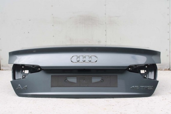AUDI A4 SEDAN TYŁ ZDERZAK tylny + KLAPA BAGAŻNIKA 8W B9 0C LX7R szary ZESTAW KOMPLET 8W5827025 8W5807511F 8W5807067 8W0807521H