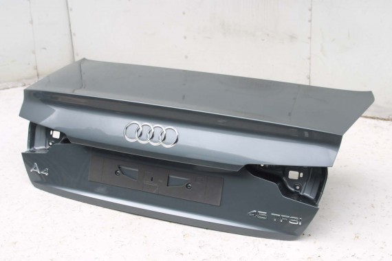 AUDI A4 SEDAN TYŁ ZDERZAK tylny + KLAPA BAGAŻNIKA 8W B9 0C LX7R szary ZESTAW KOMPLET 8W5827025 8W5807511F 8W5807067 8W0807521H