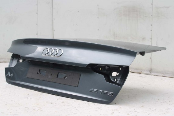 AUDI A4 SEDAN TYŁ ZDERZAK tylny + KLAPA BAGAŻNIKA 8W B9 0C LX7R szary ZESTAW KOMPLET 8W5827025 8W5807511F 8W5807067 8W0807521H