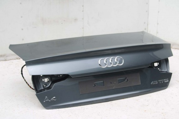 AUDI A4 SEDAN TYŁ ZDERZAK tylny + KLAPA BAGAŻNIKA 8W B9 0C LX7R szary ZESTAW KOMPLET 8W5827025 8W5807511F 8W5807067 8W0807521H