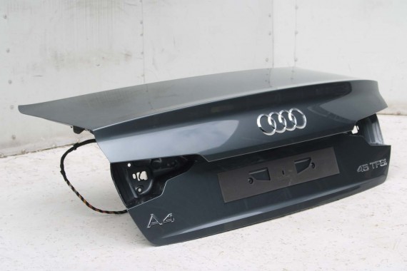 AUDI A4 SEDAN TYŁ ZDERZAK tylny + KLAPA BAGAŻNIKA 8W B9 0C LX7R szary ZESTAW KOMPLET 8W5827025 8W5807511F 8W5807067 8W0807521H