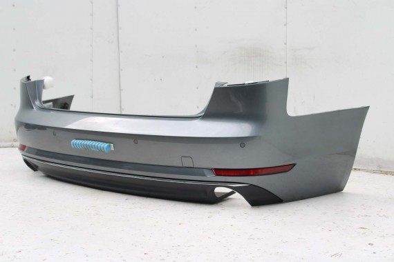 AUDI A4 SEDAN TYŁ ZDERZAK tylny + KLAPA BAGAŻNIKA 8W B9 0C LX7R szary ZESTAW KOMPLET 8W5827025 8W5807511F 8W5807067 8W0807521H