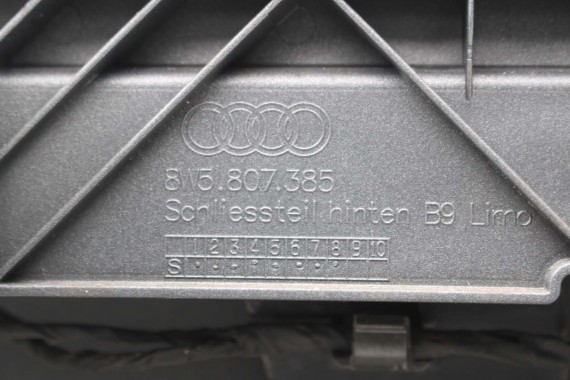 AUDI A4 SEDAN TYŁ ZDERZAK tylny + KLAPA BAGAŻNIKA 8W B9 0C LX7R szary ZESTAW KOMPLET 8W5827025 8W5807511F 8W5807067 8W0807521H