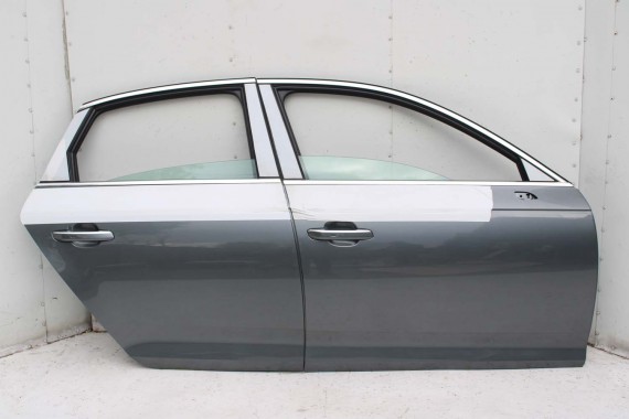 AUDI A4 SEDAN DRZWI PRAWE PRZÓD + TYŁ STRONA PRAWA przednie + tylne 2 sztuki 2 szt. 8W B9 szary LX7R 0C0C8W0831052 8W5833052