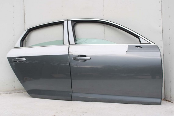 AUDI A4 SEDAN DRZWI PRAWE PRZÓD + TYŁ STRONA PRAWA przednie + tylne 2 sztuki 2 szt. 8W B9 szary LX7R 0C0C8W0831052 8W5833052