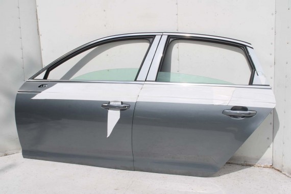 AUDI A4 SEDAN 8W B9 LX7R DRZWI LEWE PRZÓD + TYŁ STRONA LEWA przednie + tylne 2 sztuki 0C0C 8W0831051 8W5833051 8W0831051A szary