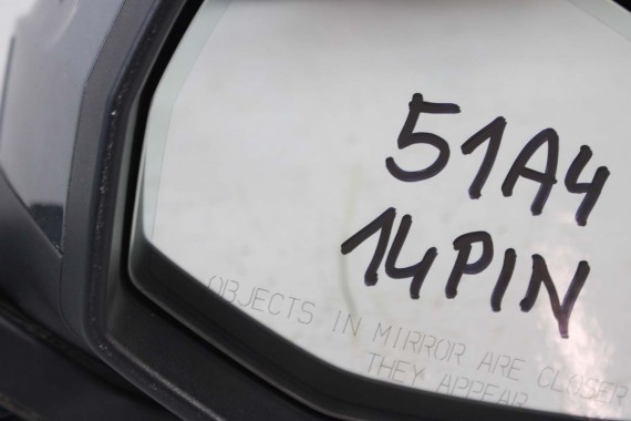 AUDI A4 LUSTERKO DRZWI PRAWE 14 pin 8W LS9R zewnętrzne pinów kabli przewodów 14pin LX7R szary 0C0C 8W1857410 8W0857536 FOTO
