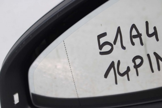 AUDI A4 LUSTERKO DRZWI LEWE 14 pin 8W LX7R zewnętrzne pinów kabli przewodów 14pin LX7R szary 0C0C 8W1857409 8W0857535 FOTO