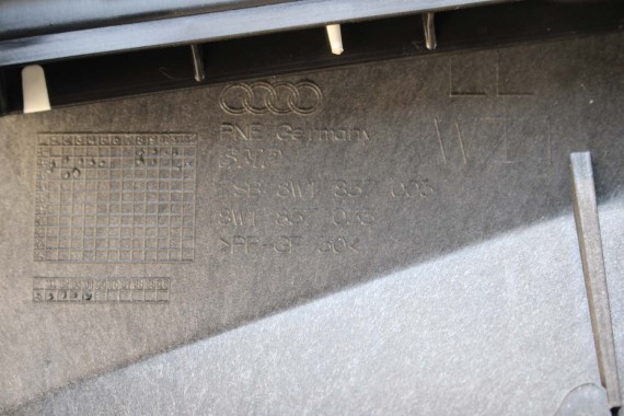 AUDI A4 A5 KONSOLA DESKA ROZDZIELCZA 8W1857001H KOKPIT PULPIT 8W1857001H czarna 8W1857001G 8W1857001F 8W1857001J 8W1857001H b9