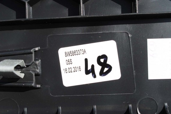 AUDI A4 B9 SEDAN BOCZEK + PAS + DYWAN BAGAŻNIKA 8W5863879B 8W5863880B 8W5863471 8W5863463A boczki bagażnik tapicerka 8W5863879F