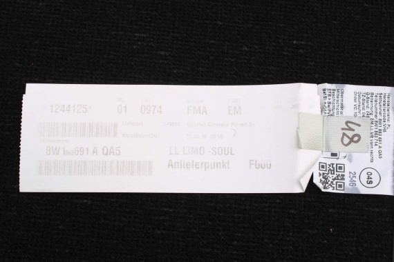 AUDI A4 A5 DYWANIKI PODŁOGI 8W1863691A 8W0864450 wycieraczki 8W1 863 691 A 8W1 863 713 8W1863714 8W0864450 8W0863723 8W0863724