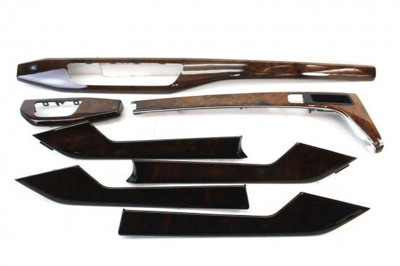 AUDI A4 A5 8W LISTWY OZDOBNE LISTWA DEKOR DEKORY WYKOŃCZENIE TAPICERKA 8W1853190D 8W1863969B 8W0867410Q 8W0867420B LE2 drewno