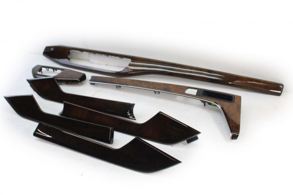 AUDI A4 A5 8W LISTWY OZDOBNE LISTWA DEKOR DEKORY WYKOŃCZENIE TAPICERKA 8W1853190D 8W1863969B 8W0867410Q 8W0867420B LE2 drewno