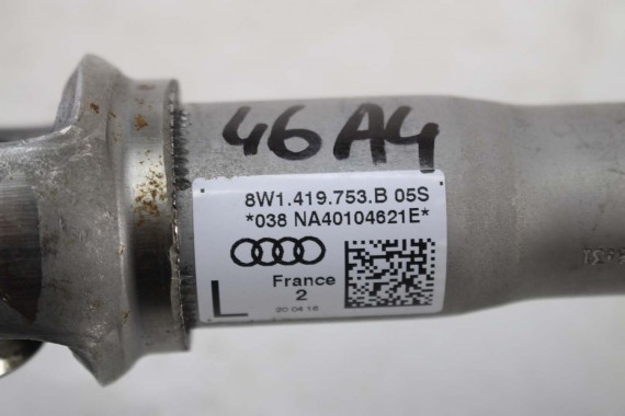 AUDI A4 A5 8W Wałek kierowniczy pośredni 8W1419753B drążek krzyżak kierowniczej 8W1419753C 8W1419753B 8W1419753C 8W1419753B F5
