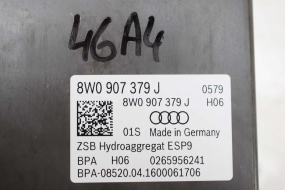 AUDI A4 A5 POMPA ABS 8W0907379J hamulcow 8W0614517M agregat BEF 8W0614517G 8W0614517H 8W0614517J 8W0907379E 8W0614517M 8W0907379