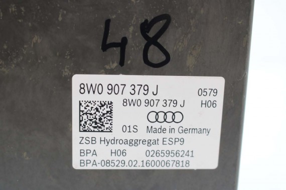 AUDI A4 A5 POMPA ABS 8W0907379J hamulcow 8W0614517M agregat BEF 8W0614517G 8W0614517H 8W0614517J 8W0907379E 8W0614517M 8W0907379