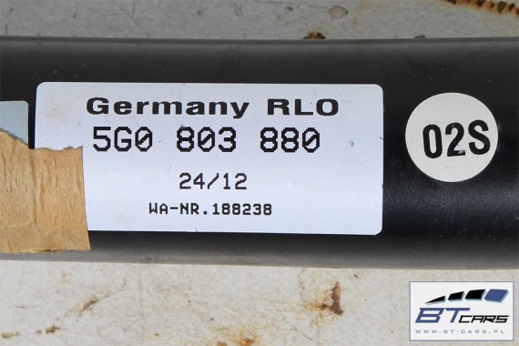 VW GOLF 7 VII HAK HOLOWNICZY + BELKA TYŁ tylna zderzaka 5G0803880 5G0 803 880 5G0803880 5G0803880A 5G0803880 5G0803880 5G0803880