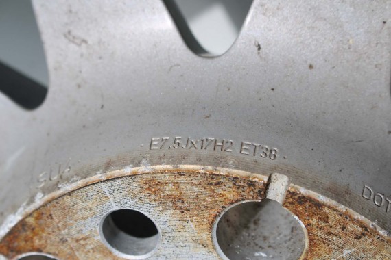 AUDI A4 A5 FELGI 17 cali OPONY KOŁA felga 8W0601025C 7.5J*17H2 ET38 8W opona 225/50/17 8W0601025C 8W0601025C 8W0601025 8W0601025