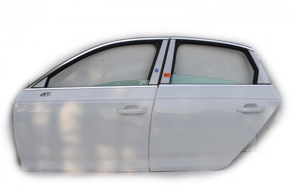 AUDI A4 8W PRZÓD maska błotniki zderzak + TYŁ klapa lampy + DRZWI lewa prawa strona PAKIET 2Y2Y LS9R Biały + FELGI 8W0941034 B9