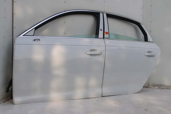 AUDI A4 8W PRZÓD maska błotniki zderzak + TYŁ klapa lampy + DRZWI lewa prawa strona PAKIET 2Y2Y LS9R Biały + FELGI 8W0941034 B9