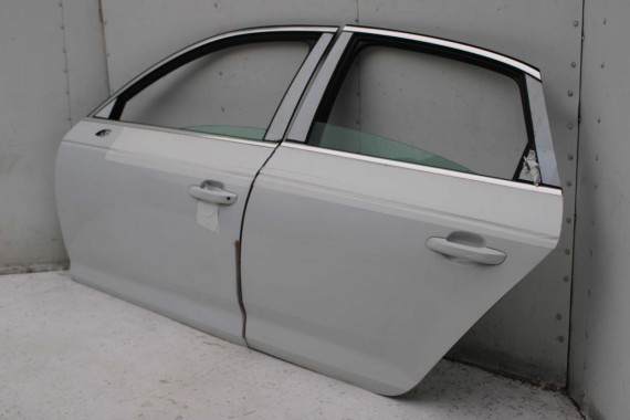 AUDI A4 SEDAN 8W B9 LS9R DRZWI LEWE PRZÓD + TYŁ STRONA LEWA przednie + tylne 2 sztuki 2Y2Y 8W0831051 8W5833051 8W0831051A białe
