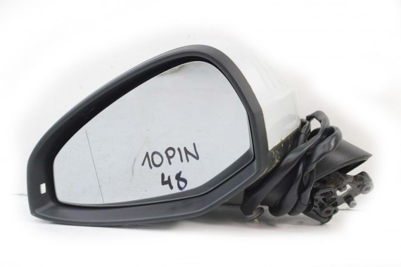 AUDI A4 8W LUSTERKO DRZWI LEWE LS9R 10 pin ELEKTRYCZNIE SKŁADANE kierowcy 10pin B9 8W1857409 8W0857535 8W0857527 8W0949101 2Y2Y
