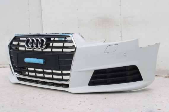 AUDI A4 8W PRZÓD maska błotniki zderzak przedni 2Y2Y LS9R Biały B9 8W0807065 8W0807611 8W0821105A 8W0821106A 8W0823029 8W0807681