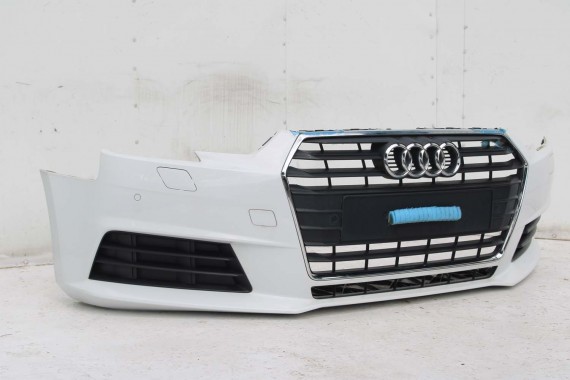 AUDI A4 8W PRZÓD maska błotniki zderzak przedni 2Y2Y LS9R Biały B9 8W0807065 8W0807611 8W0821105A 8W0821106A 8W0823029 8W0807681